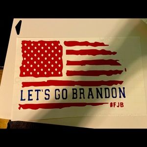 Car window vinyl sticker